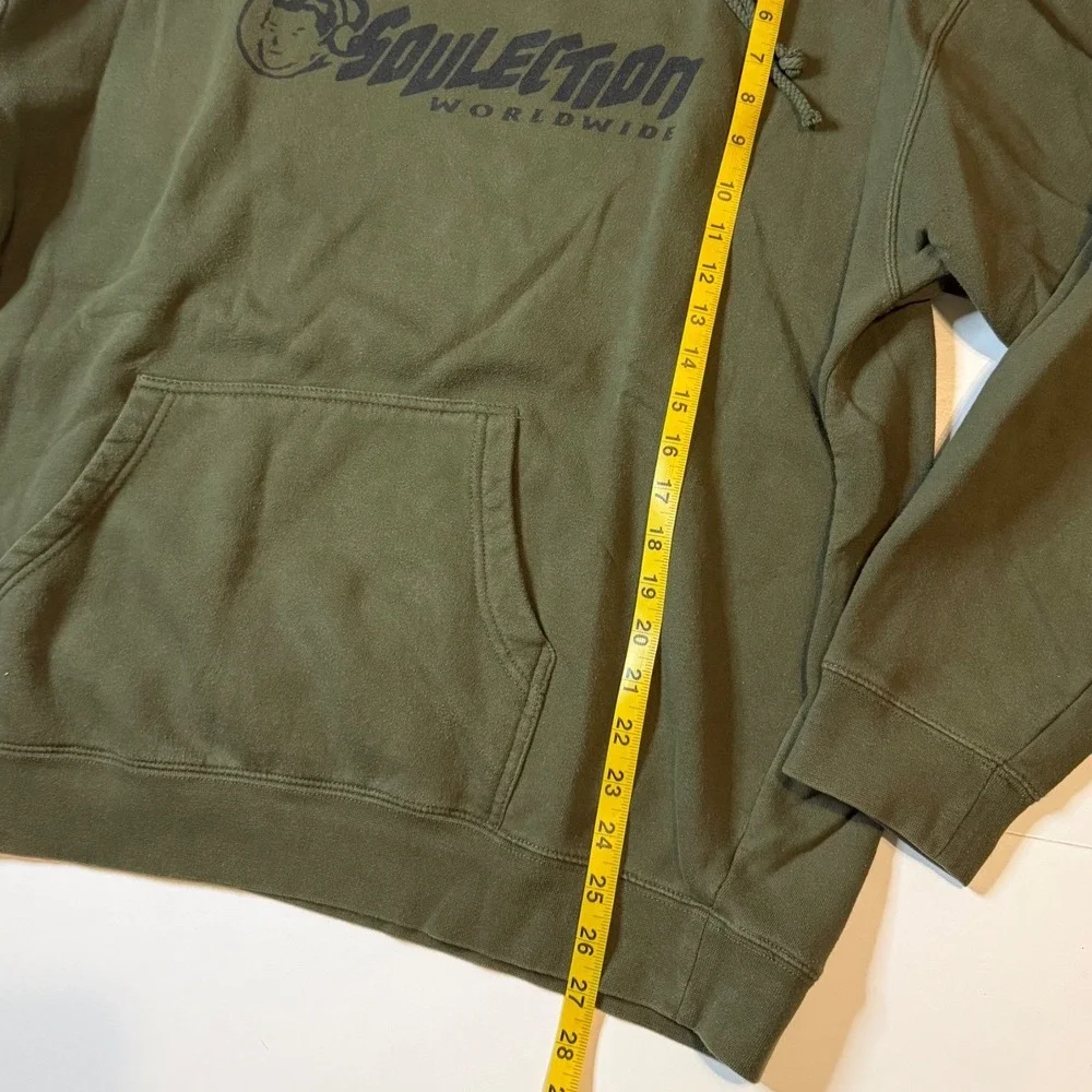 Billionaire Boys Club x Soulection 2018 Worldwide Hoodie Olive Green size XL BBC